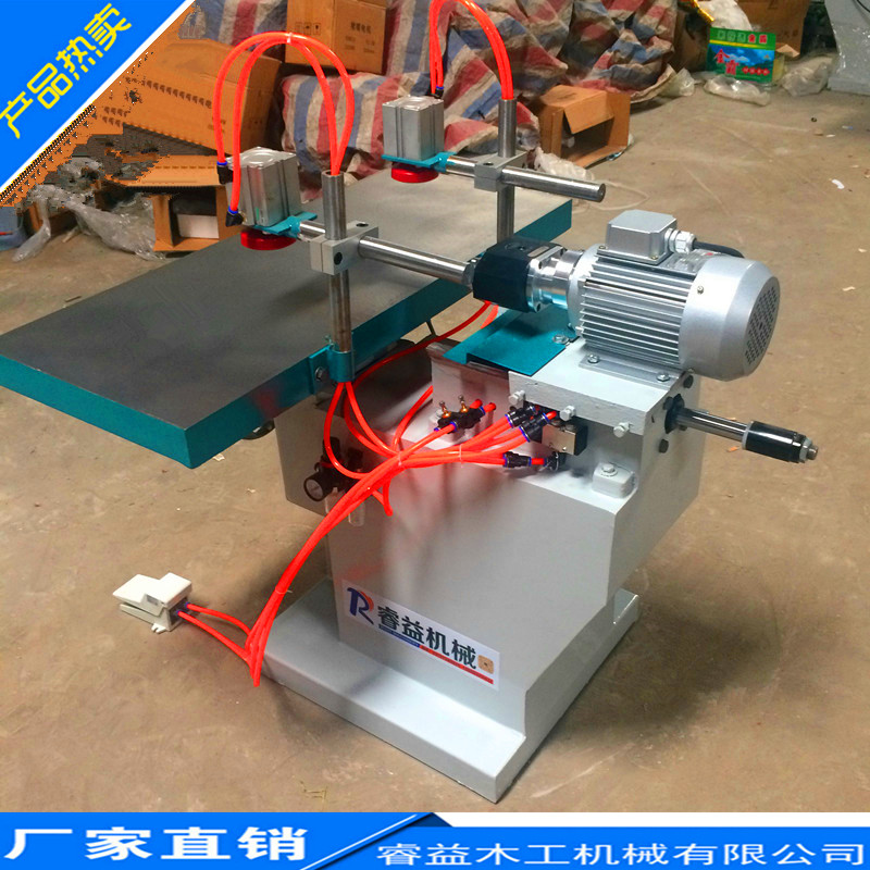 MZ6413卧式可调多轴木工钻床 水平三头钻打孔机全解析